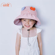 Nón đi nắng 2 tim