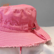 Nón cụp viền rách trơn