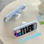 Ốp lưng điện thoại giá đỡ cừu trắng