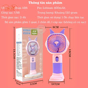 Quạt sạc HK59B Portable PO