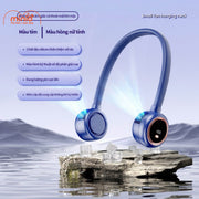 Quạt sạc USB đeo cổ tròn Q33