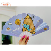 Quạt xếp Capybara