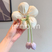 Scrunchies phồng hình hoa tulip