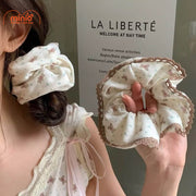 Scrunchies vải gấu tedy PO