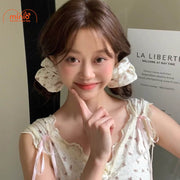 Scrunchies vải gấu tedy PO