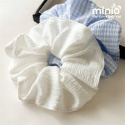 Scrunchies xanhtrắng vải nhún MR