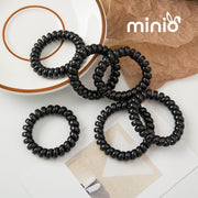 Set 10 dây cột tóc lò xo nhí đen