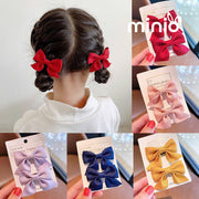 Set 2 kẹp mỏ vịt nơ PK