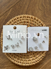 Set 3 đôi bông tai xi 925 072140 135k