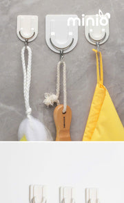 set 4 móc dính tường