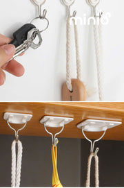 set 4 móc dính tường