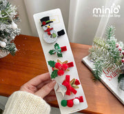 Set 5 kẹp mái Noel