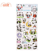 Set 6 tấm sticker gấu trúc