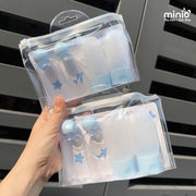 Set 4 chai chiết mỹ phẩm xanh dương