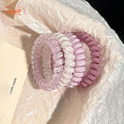 Set 2 cột tóc lò xo PO