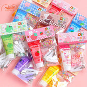 Set kẹp handmade kèm keo charm