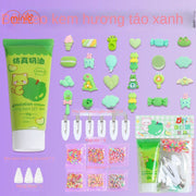 Set kẹp handmade kèm keo charm