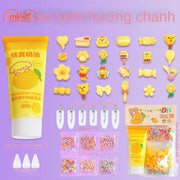 Set kẹp handmade kèm keo charm