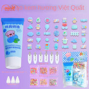 Set kẹp handmade kèm keo charm