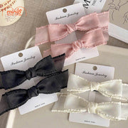 Set kẹp mái nơ 2 lớp PO