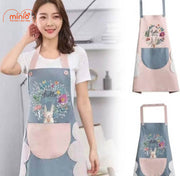 Tạp dề thỏ hoa