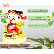 Thần tài may mắn gật đầu