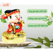 Thần tài may mắn gật đầu