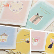 Thiệp chúc mừng màu pastel