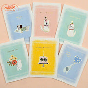 Thiệp chúc mừng màu pastel