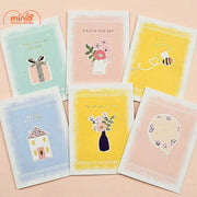 Thiệp chúc mừng màu pastel