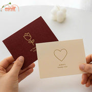 Thiệp hoạ tiết mạ ánh vàng