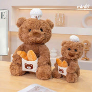 Gấu Teddy ôm bánh mì S1 50cm QCCC