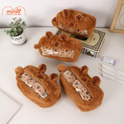 Túi bút lông Capybara 3 bé nhỏ