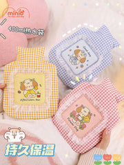 Túi chườm caro viền ren 400ml