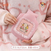 Túi chườm caro viền ren 400ml