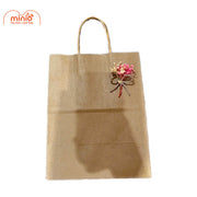 Túi quà Kraft hoa baby nhỏ
