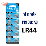 Vỉ 10 pin cúc AG13LR44
