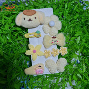 Vỉ 8 kẹp mái lông Sanrio