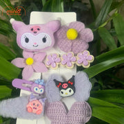 Vỉ 8 kẹp mái lông Sanrio