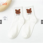 Vớ cổ trung Coco in gấu BV