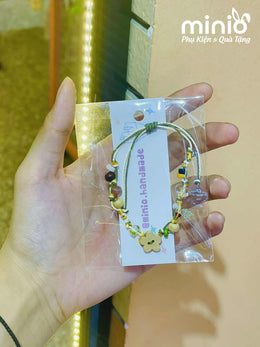 Vòng tay handmade hoa gỗ VT14