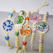 Vòng tay 1 hoa khô mặt lớn