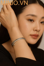 Vòng tay titan đá đinh 061MH