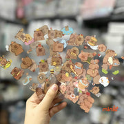 Set 6 tấm sticker Capybara