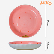 Dĩa dâu tây tròn 20cm