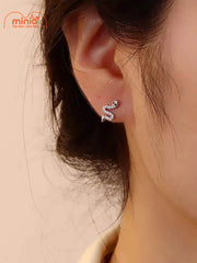 Bông tai xi rắn 032