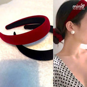 Cài tóc xốp nhung đỏ PO