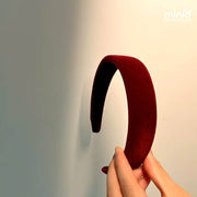 Cài tóc xốp nhung đỏ PO