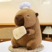 Capybara ôm bánh mì nhỡ