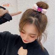 Cột tóc lông gắn charm